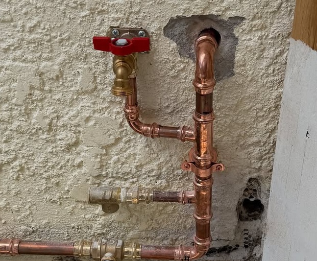 Finished plumbing job in Pinellas County